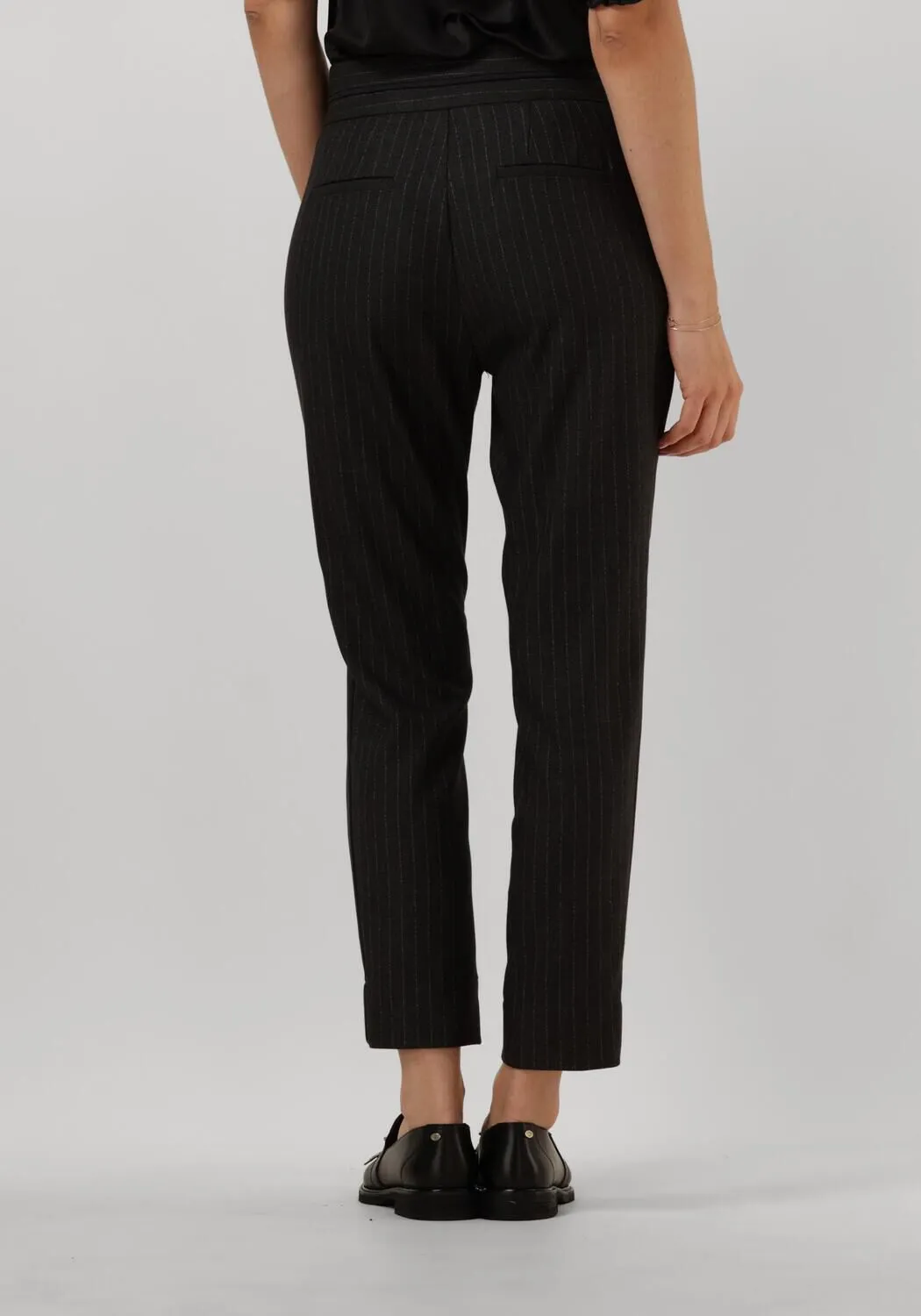 aaiko pantalon parene pinstripe vis 548 en noir