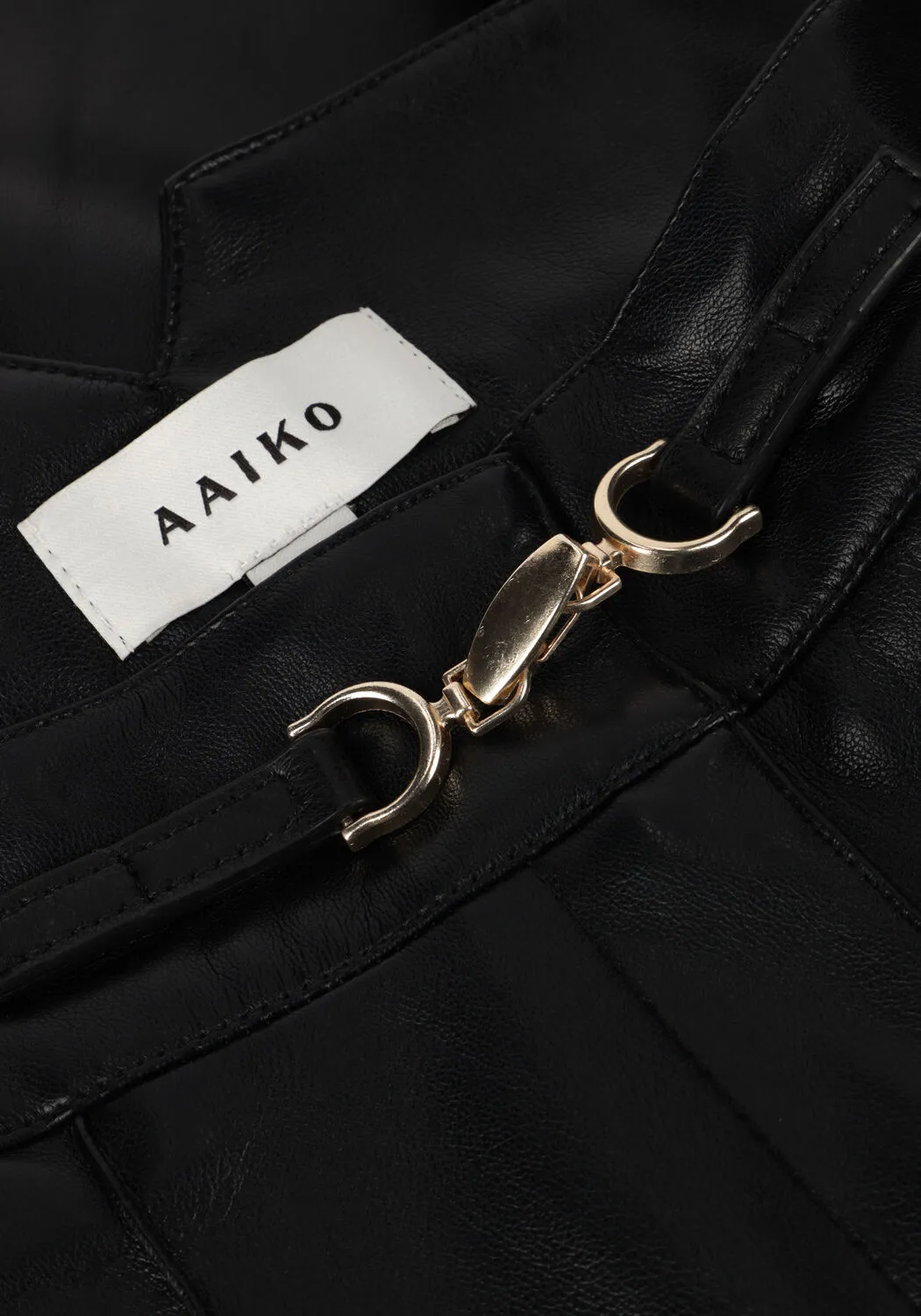 aaiko pantalon sonja pu 766 en noir