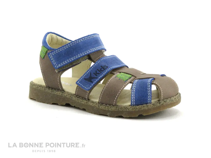 Achat chaussures K-Kids Enfant Nu-pieds, vente K-K Kolev and Kolev 25-1 Bleu jeans - Sandale GARCON