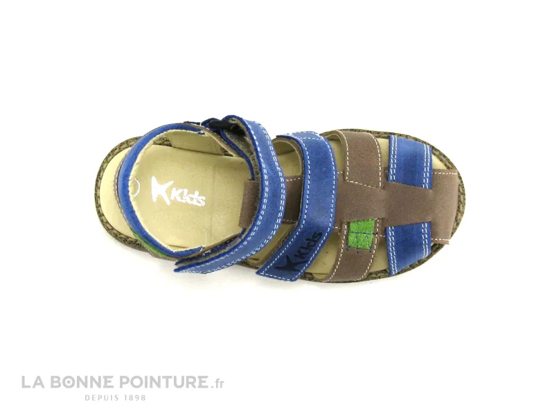 Achat chaussures K-Kids Enfant Nu-pieds, vente K-K Kolev and Kolev 25-1 Bleu jeans - Sandale GARCON