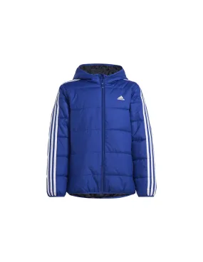 adidas Enfant Veste Essentials 3-Stripes matelassée Bleu