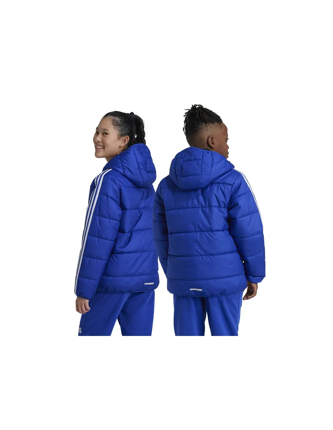 adidas Enfant Veste Essentials 3-Stripes matelassée Bleu