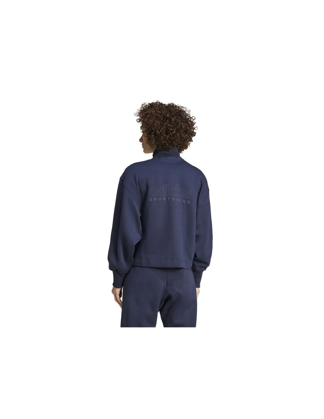 adidas Femme Veste All Szn Fleece Graphic Full-Zip Blue