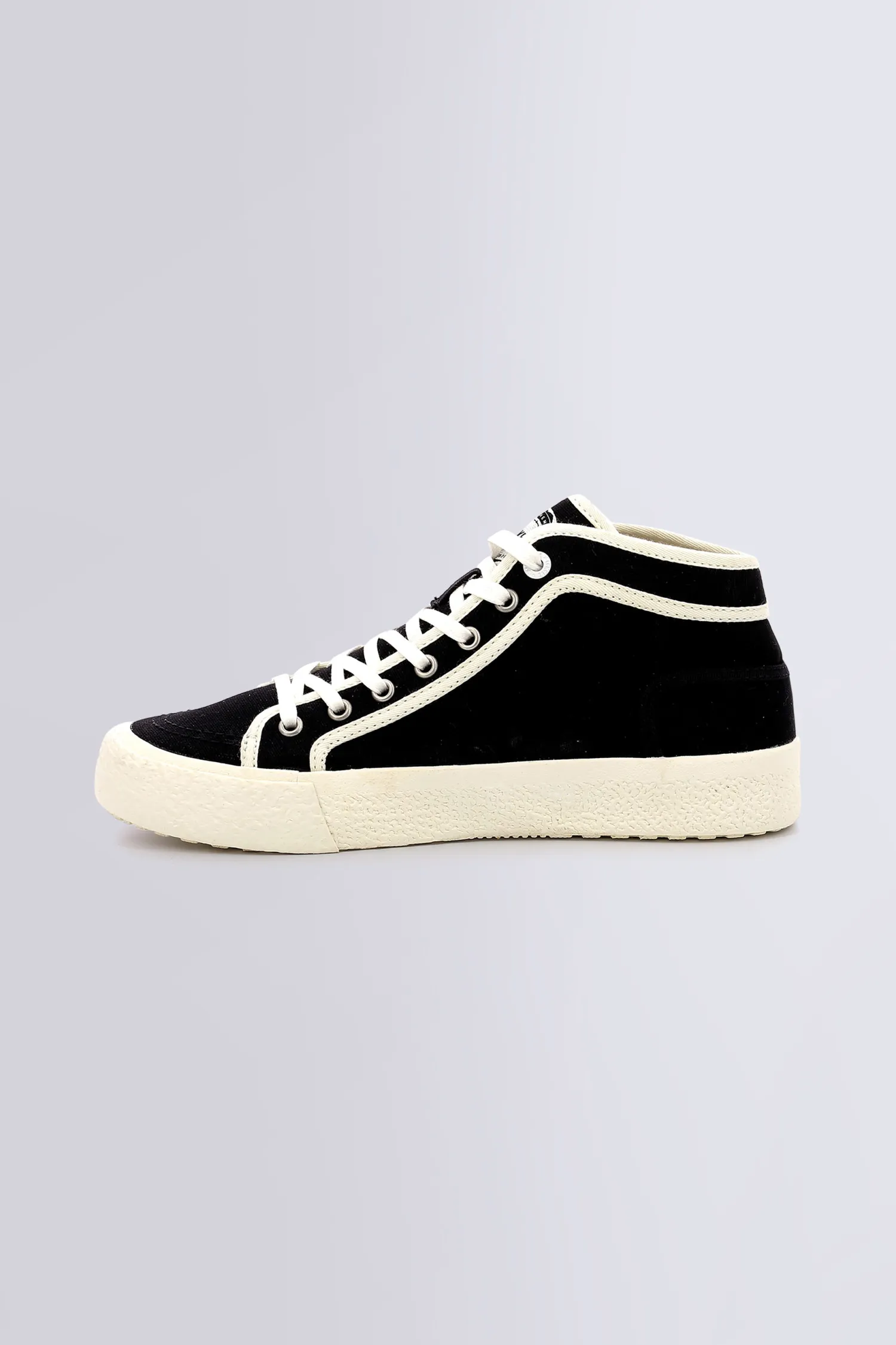 Arveiler - Baskets hautes noir et blanc pour femme - Kickers © Site Officiel