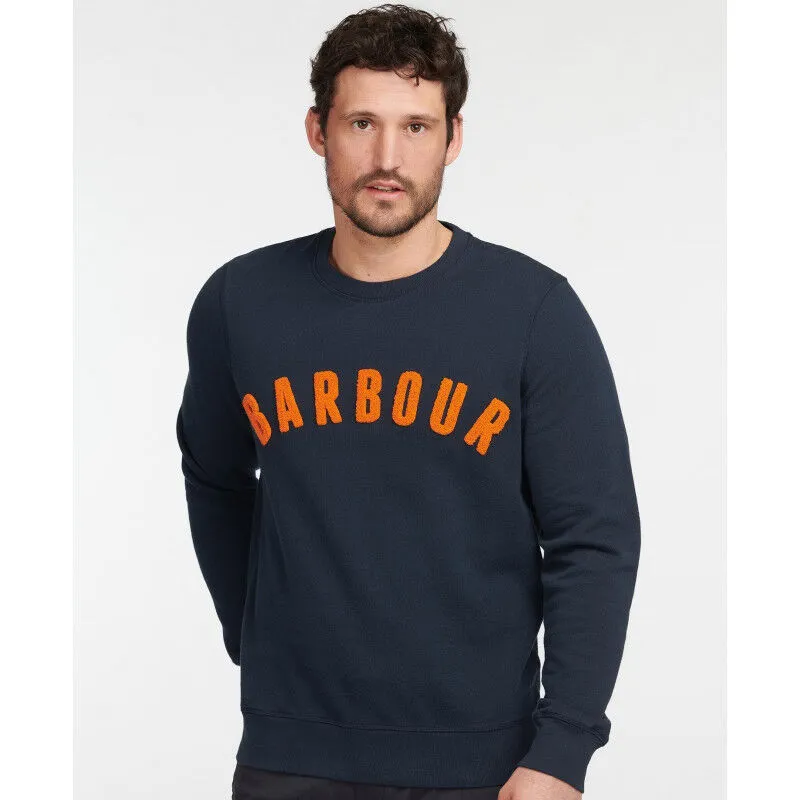 Barbour Essential Prep Logo Crew - Sweatshirt homme | Hardloop