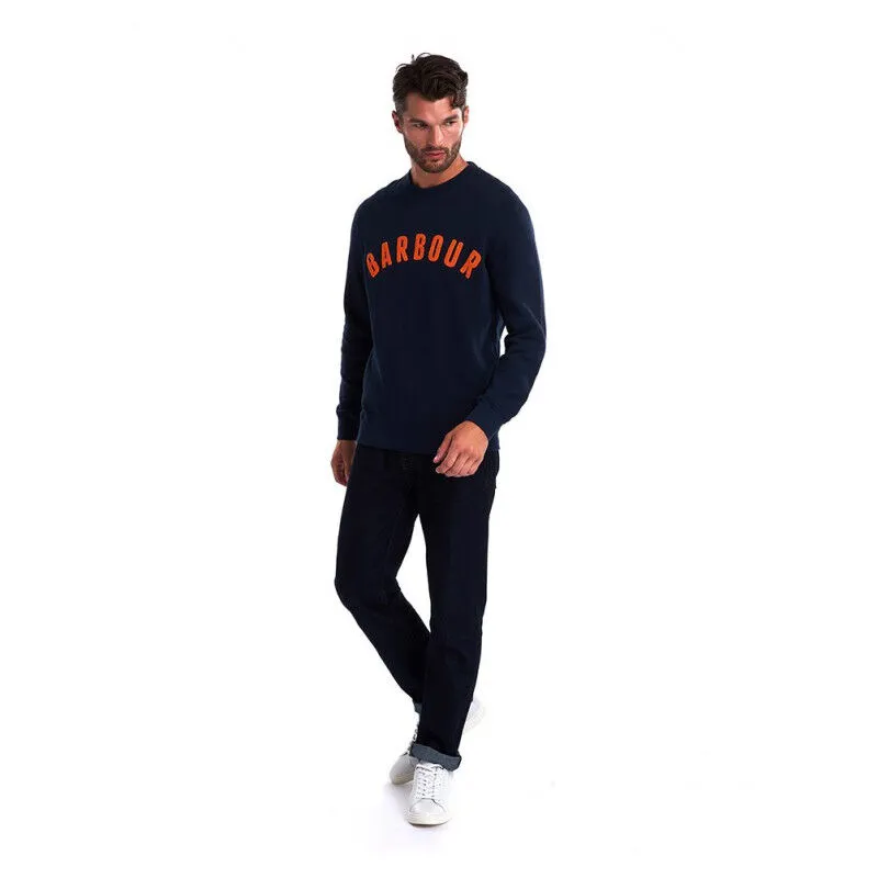 Barbour Essential Prep Logo Crew - Sweatshirt homme | Hardloop