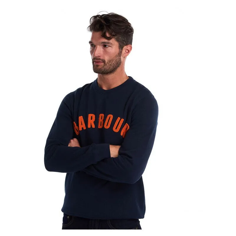 Barbour Essential Prep Logo Crew - Sweatshirt homme | Hardloop