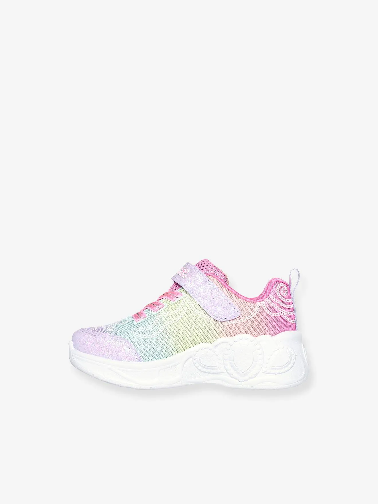 Baskets lumineuses enfant Princess Wishes - Magical Collection 302686N - MLT SKECHERS® rose - Skechers