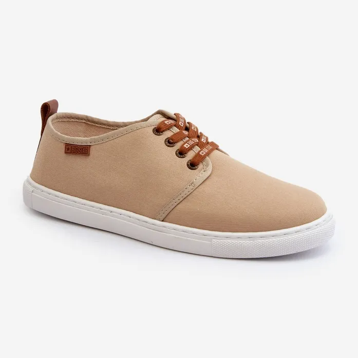 Baskets pour hommes Big Star NN176001 système de mousse à mémoire de forme Beige