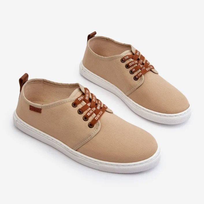 Baskets pour hommes Big Star NN176001 système de mousse à mémoire de forme Beige