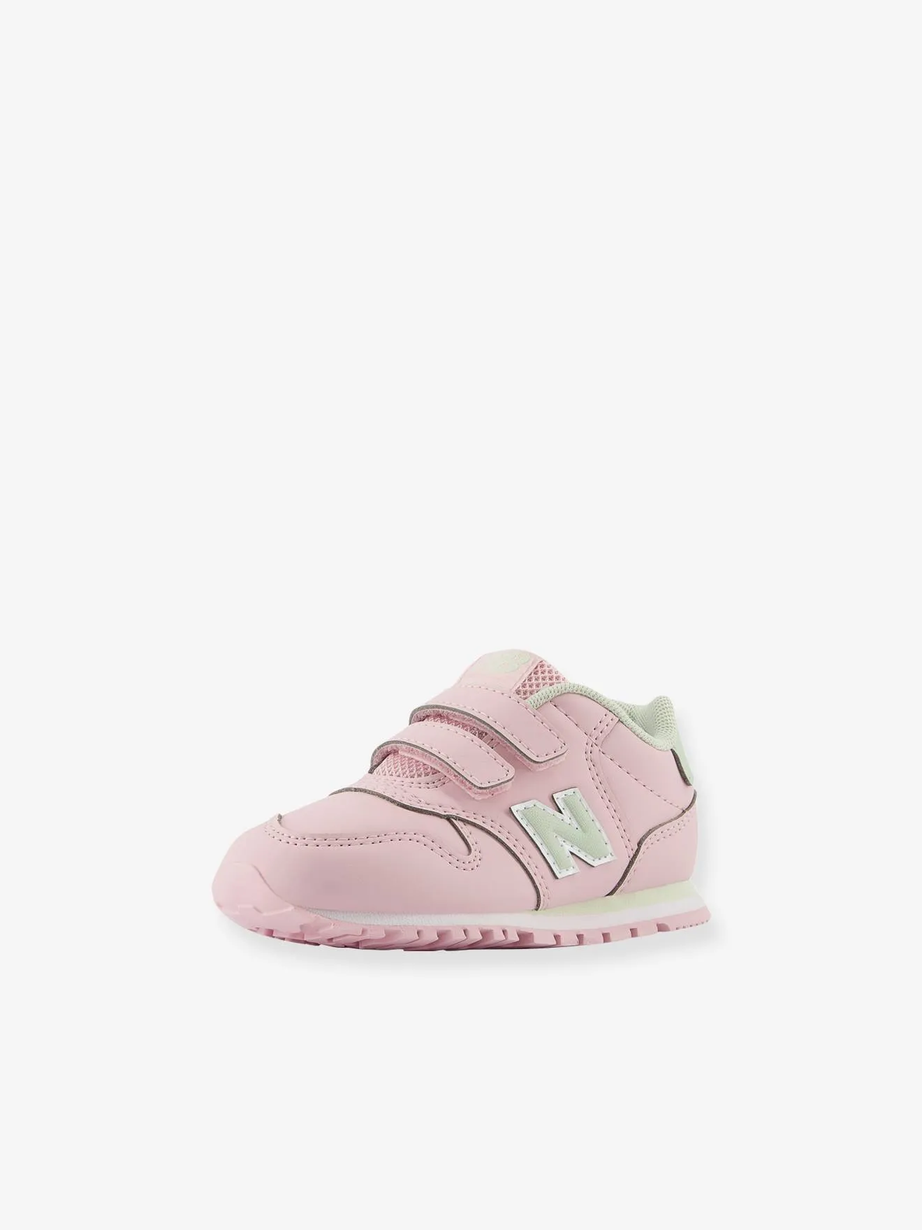 Baskets à scratchs enfant IV500CMN NEW BALANCE® rose clair uni avec decor - New Balance