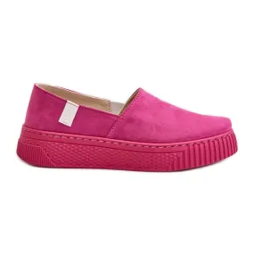 Big Star Baskets à plateforme pour femmes NN276009 Système de mousse à mémoire de forme Fuchsia rose