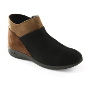 Bottines Lou Noir/marron/taupe - taille 37