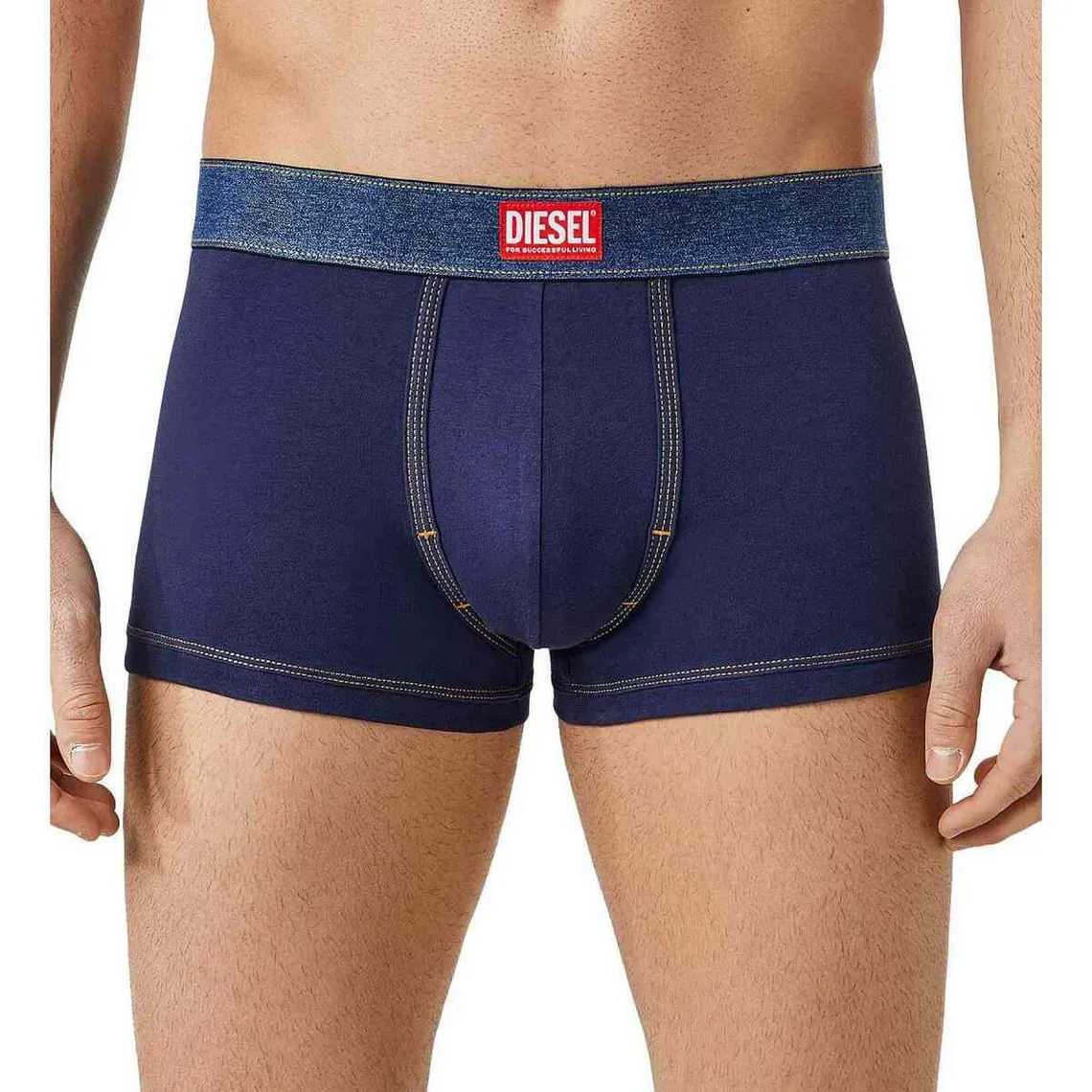 Boxer Bleu - Diesel Underwear en coton  | 3 Suisses