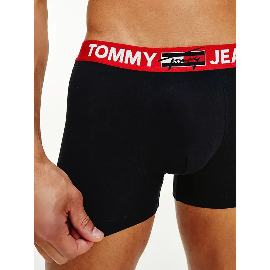 Boxer - Noir Tommy Hilfiger Underwear en coton bio Tommy Hilfiger Underwear - Boxer & Shorty Homme sur MenCorner