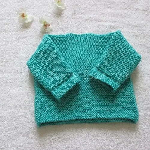 Cache-coeur bébé chaussons bonnet coton vert garçon ou fille fait-main taille 3 mois