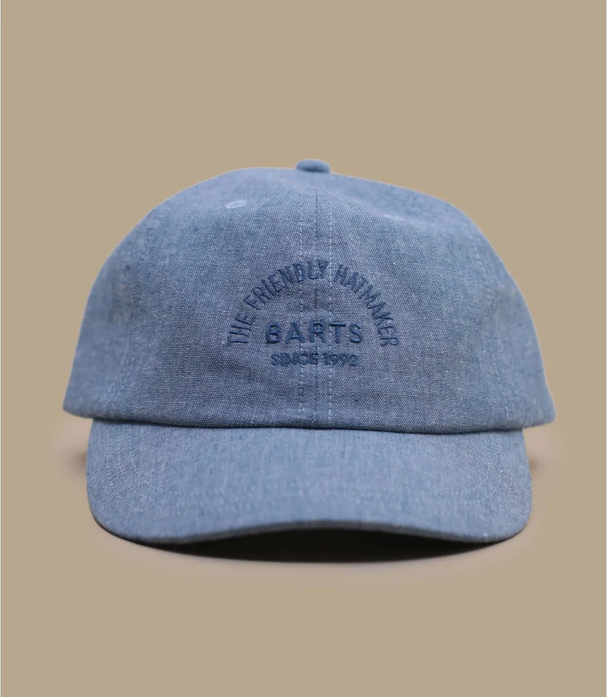 casquette baseball bleu marine lin - Vinca navy Barts : Headict