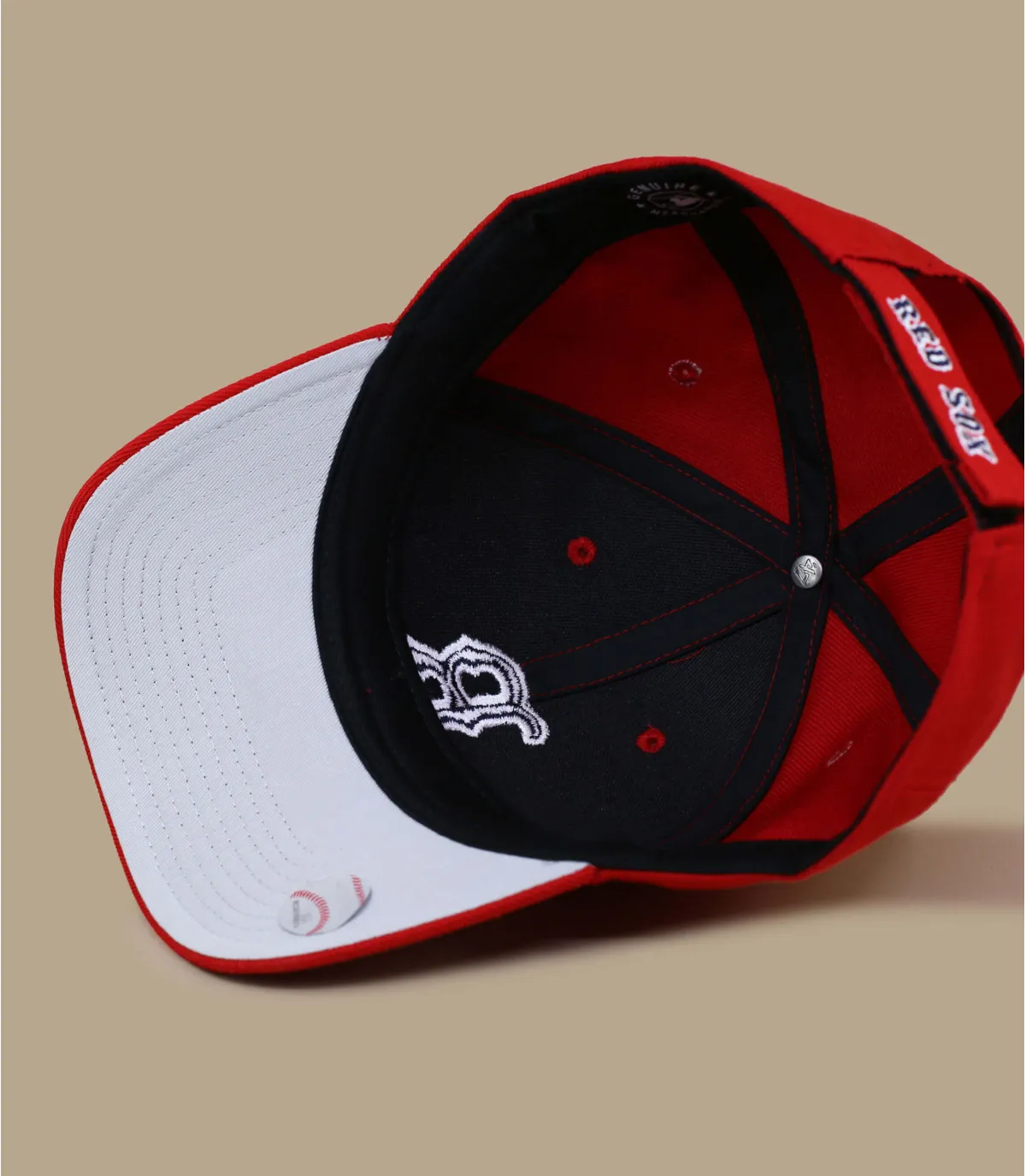 casquette baseball Boston - MVP Boston red 47 Brand : Headict