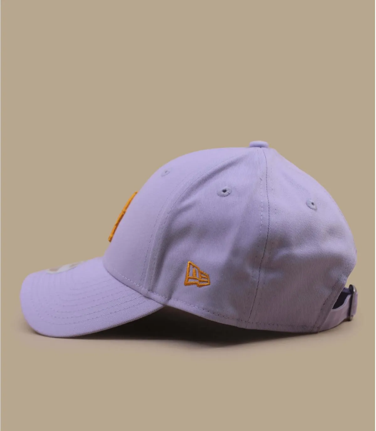 Casquette baseball femme LA violet pastel orange - Casquette  Femme League Ess 9Forty  Los Angeles Dodgers New Era : Headict