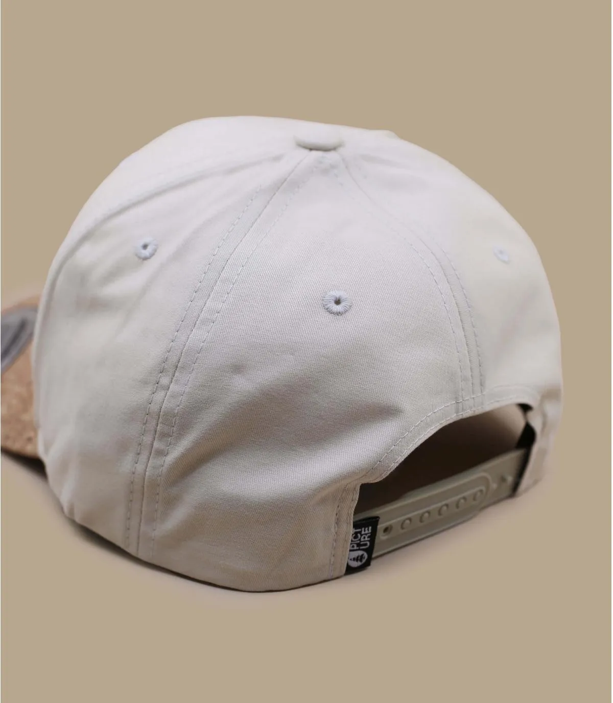 casquette curve beige - Wakopa wood ash Picture : Headict