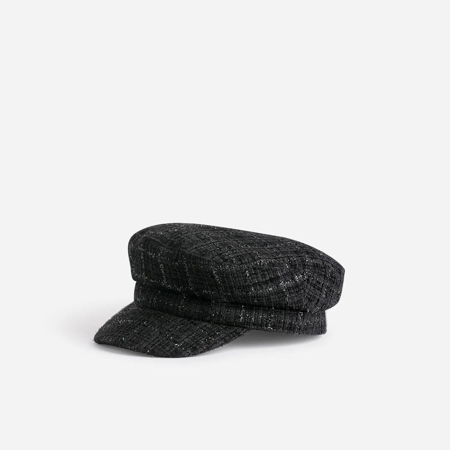 Casquette de marin TEXTO noire tweed - Eram Accessoires | ERAM