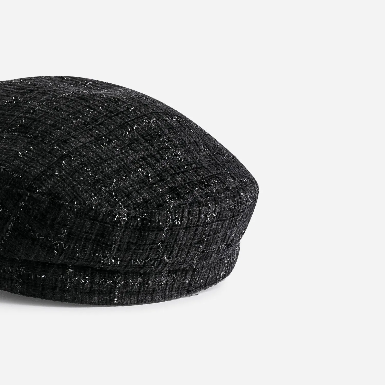 Casquette de marin TEXTO noire tweed - Eram Accessoires | ERAM