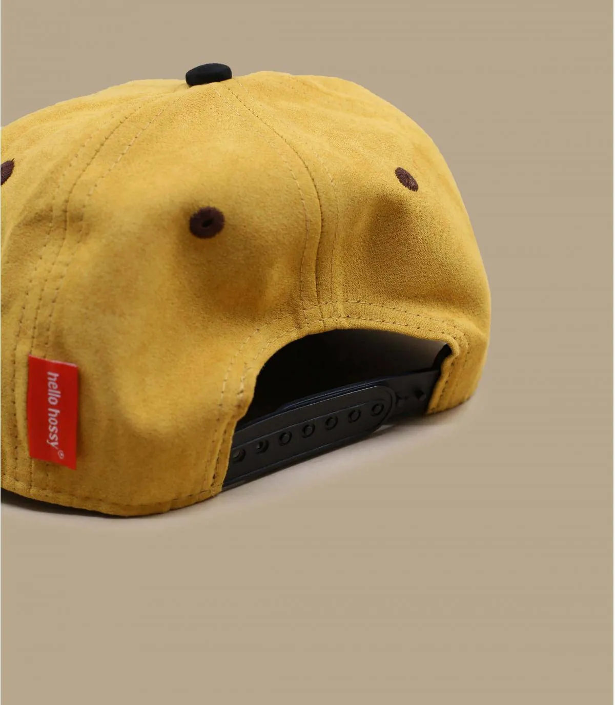 casquette enfant jaune - Suede mustard Hello Hossy : Headict