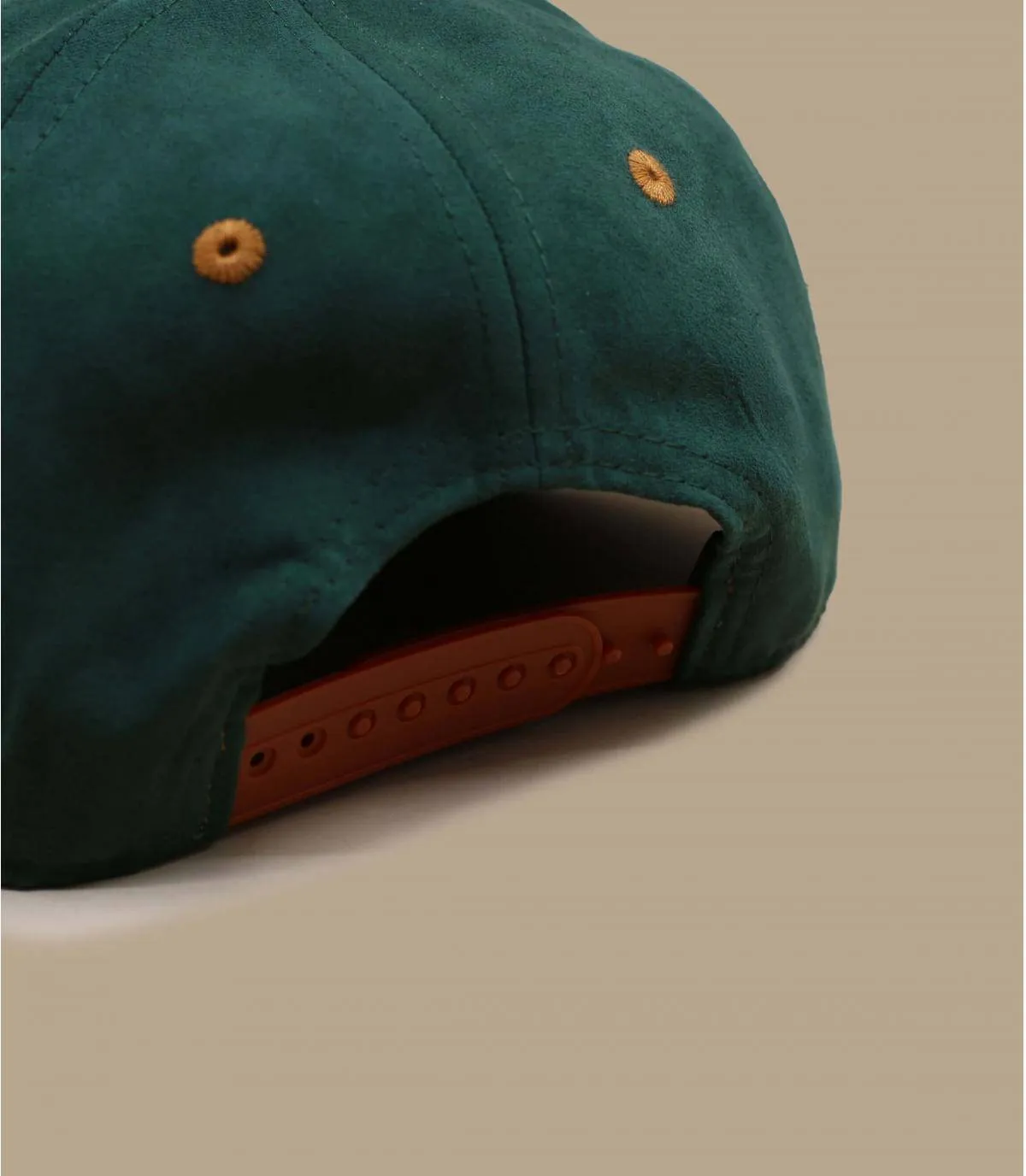 casquette enfant vert - Suede dark green Hello Hossy : Headict