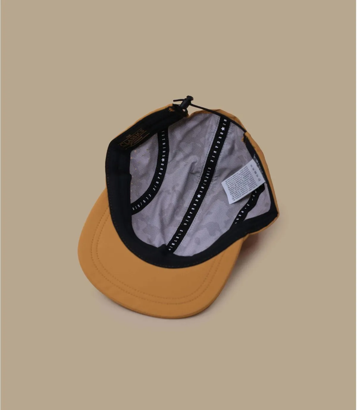 Casquette five panel jaune bande - Mectal Cap spurce yellow Picture : Headict