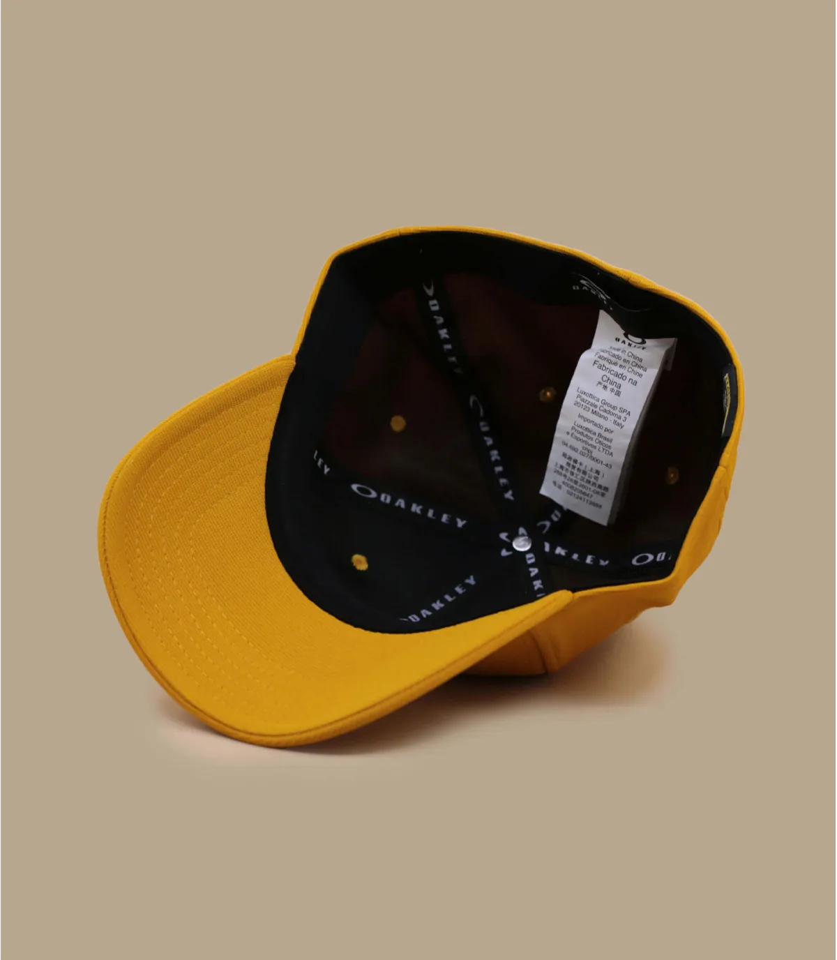 casquette jaune - Static Icon amber yellow Oakley : Headict