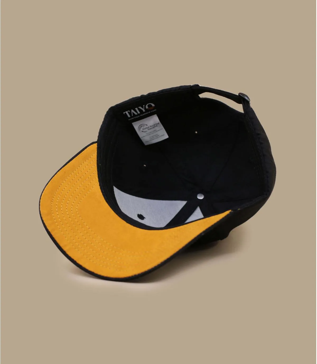 casquette noir eco responsable - Under Suede Cap black Taiyo : Headict