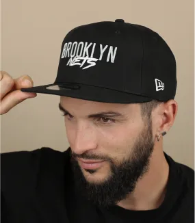 casquette snapback Brooklyn Nets - Script Team 950 Brooklyn Nets New Era : Headict