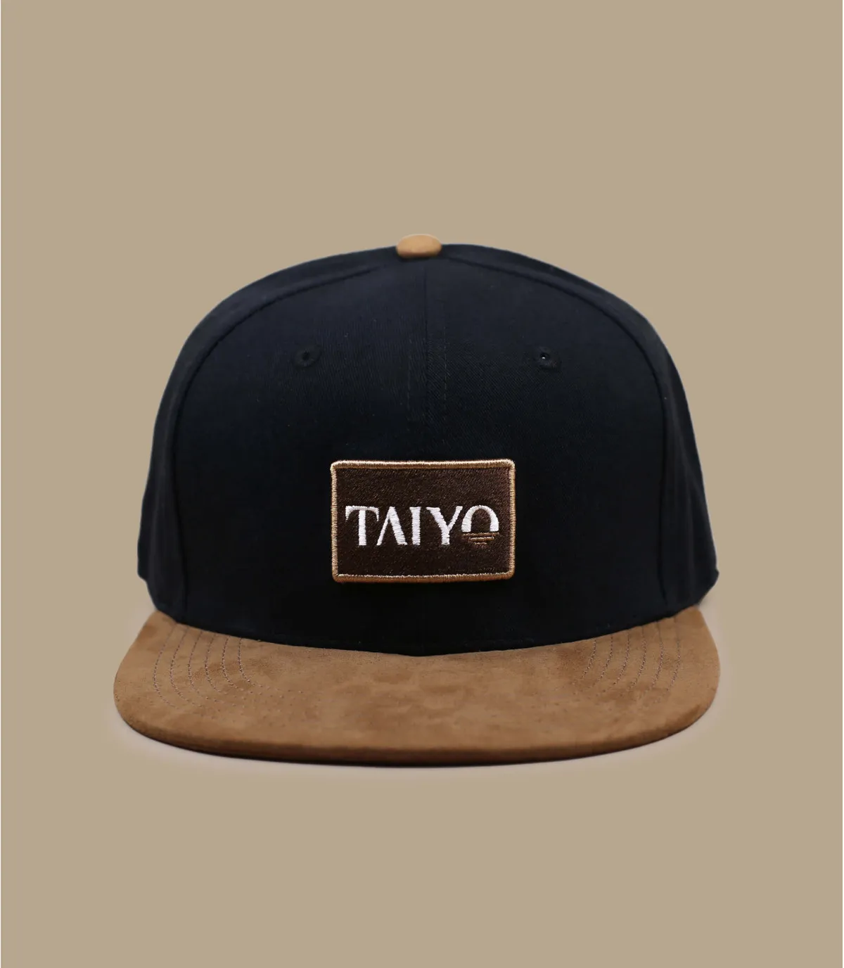 casquette snapback noir eco - Badge Logo Snapback black Taiyo : Headict