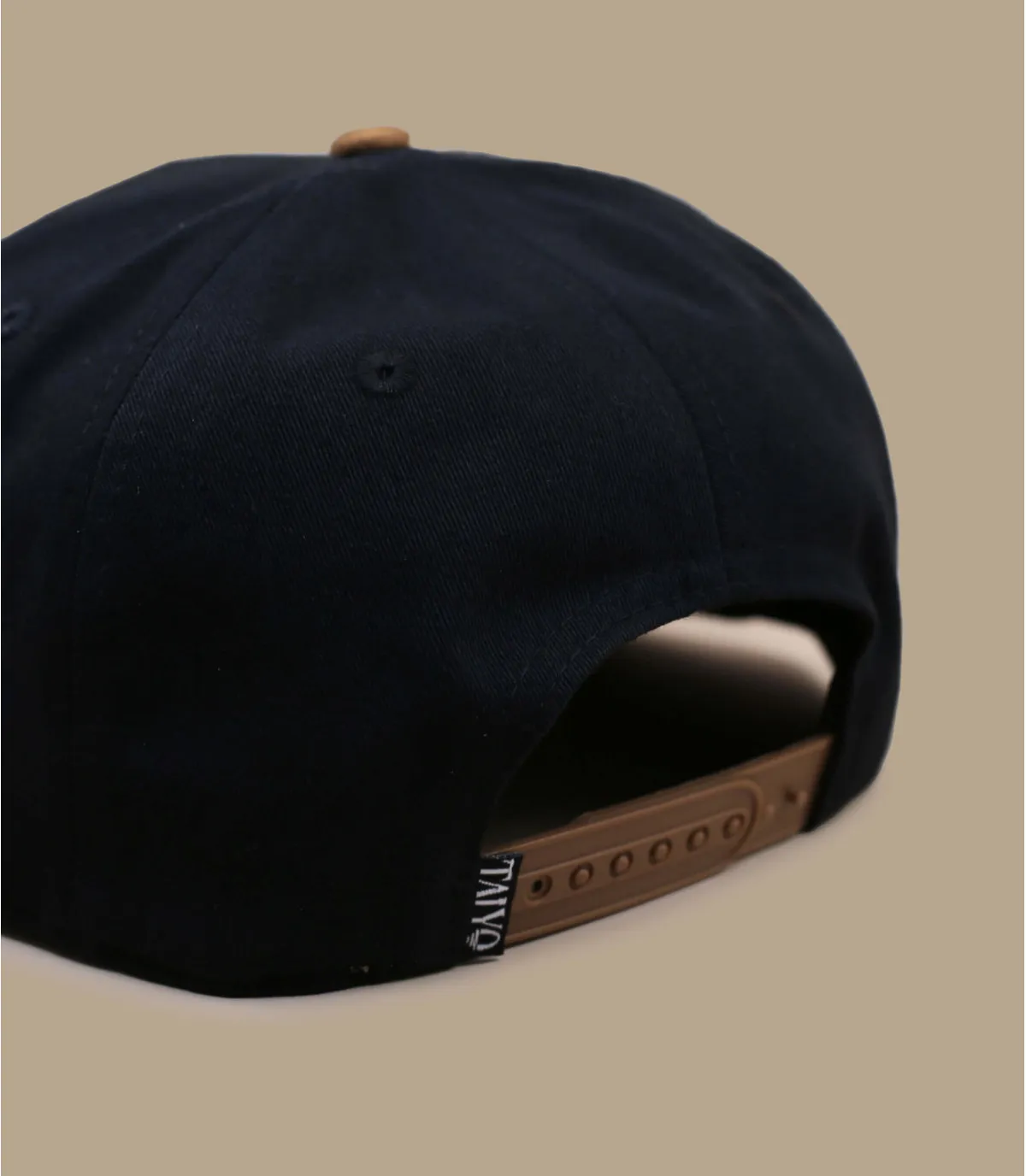 casquette snapback noir eco - Badge Logo Snapback black Taiyo : Headict