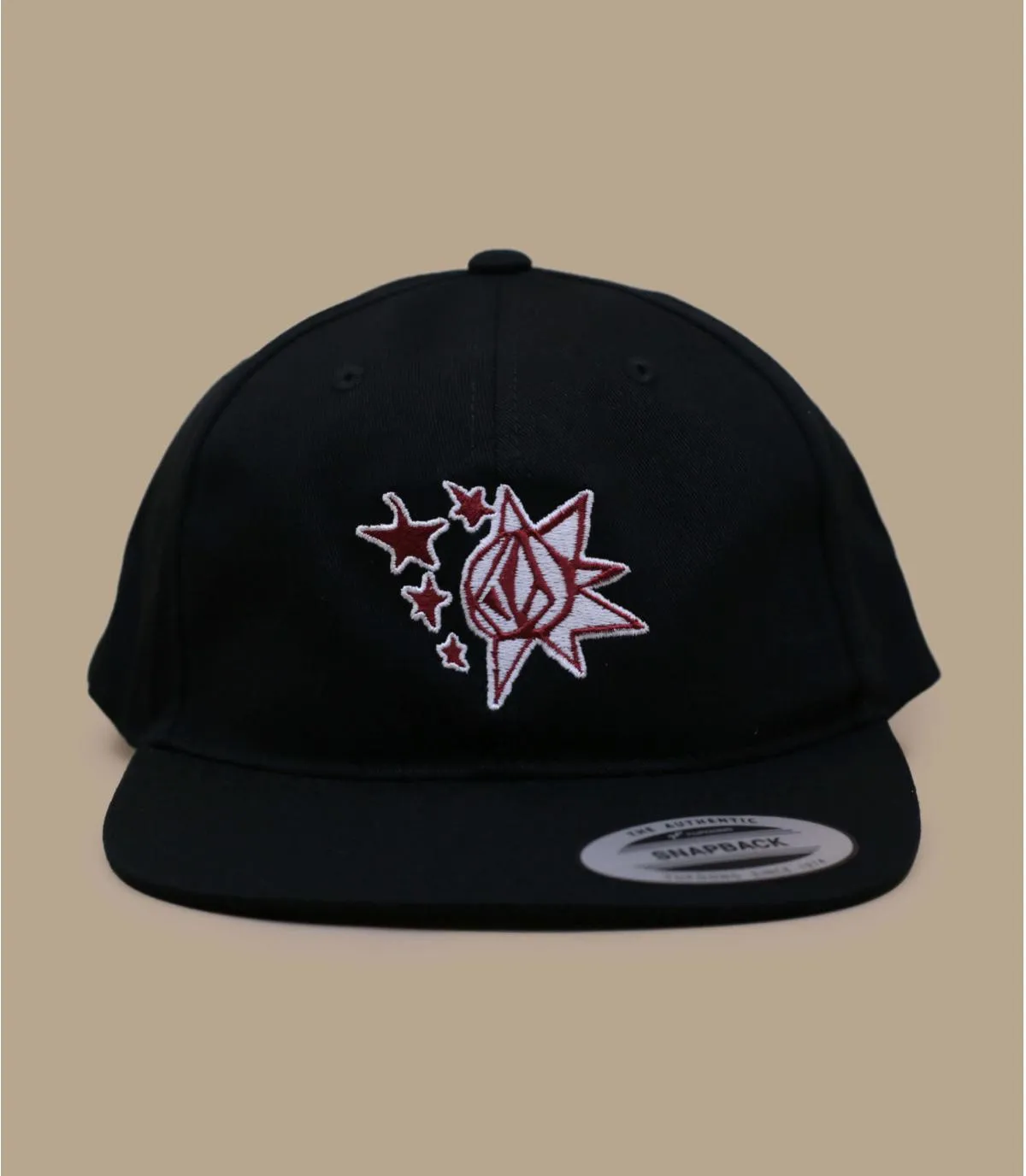 Casquette snapback noire volcom - Snapback Stoney Stone black Volcom : Headict