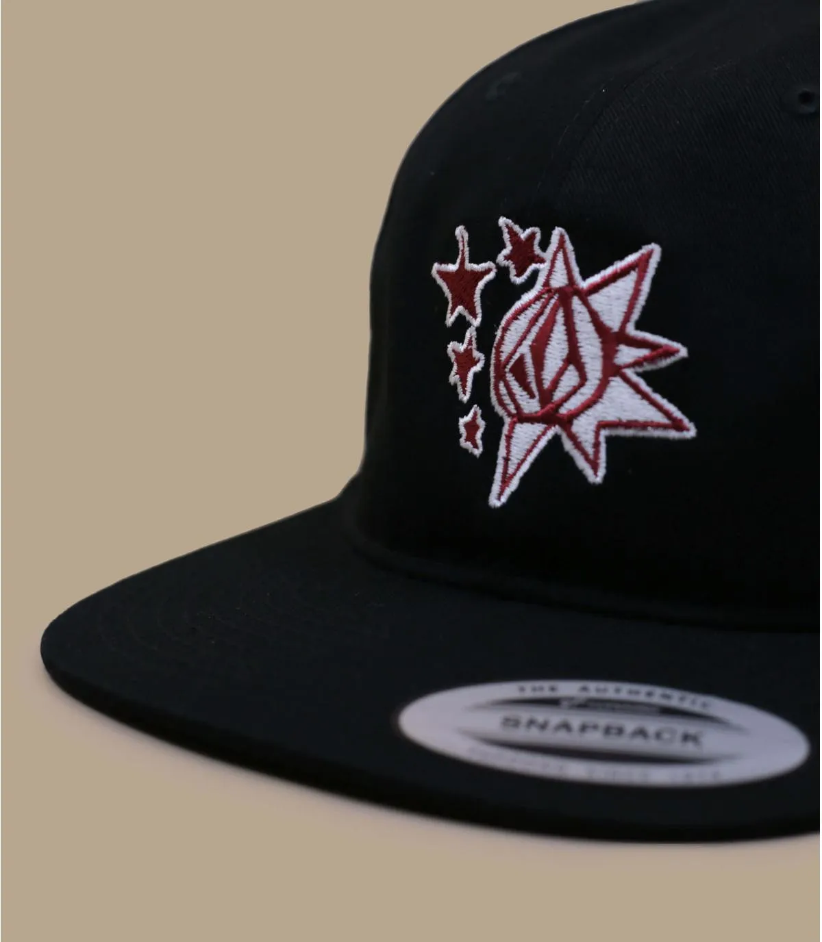 Casquette snapback noire volcom - Snapback Stoney Stone black Volcom : Headict