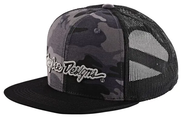 Casquette Troy Lee Designs 9Fifty Signature Camouflage Noir