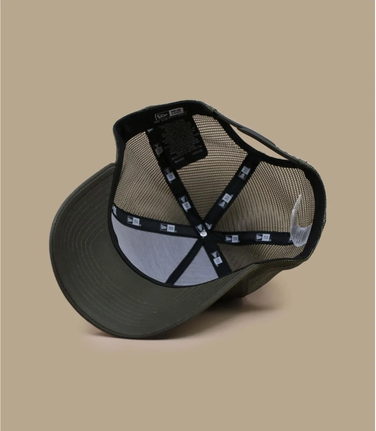 Casquette trucker california vert - Trucker Oval State California olive New Era : Headict