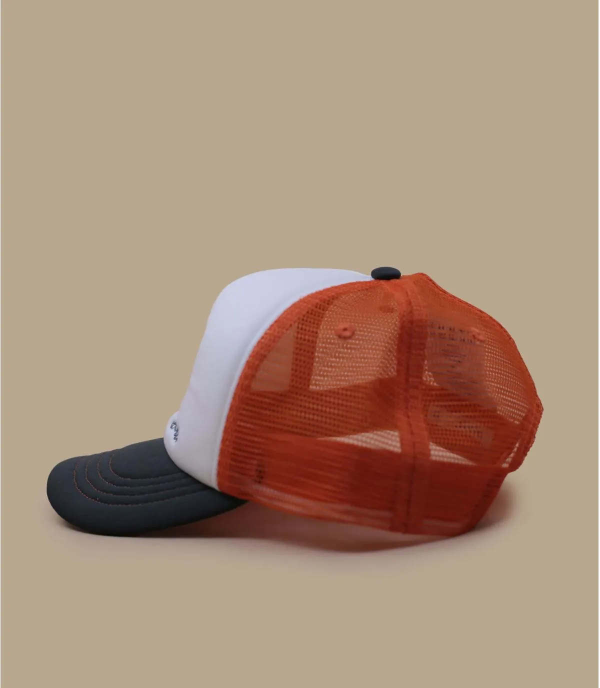 Casquette trucker enfant bleu marine orange - Surfie Kid Cap orange Barts : Headict