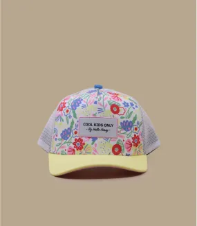 Casquette trucker enfant fleurs - Trucker Garden Party Hello Hossy : Headict