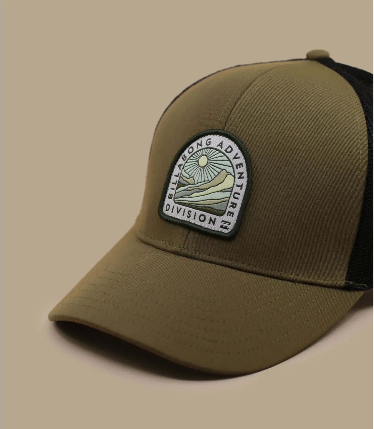 casquette trucker vert - Walled Adiv Trucker military Billabong : Headict