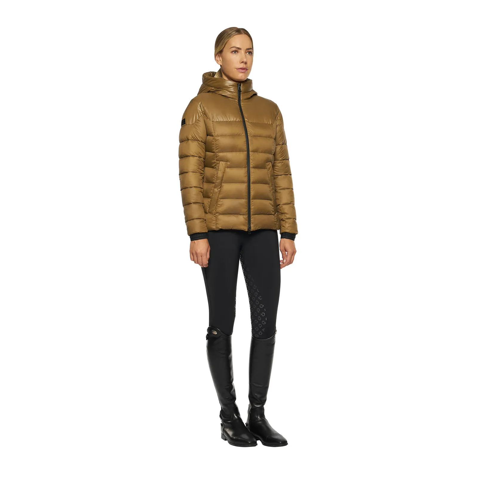 Cavalleria Toscana Women's Nylon Puffer with Hood