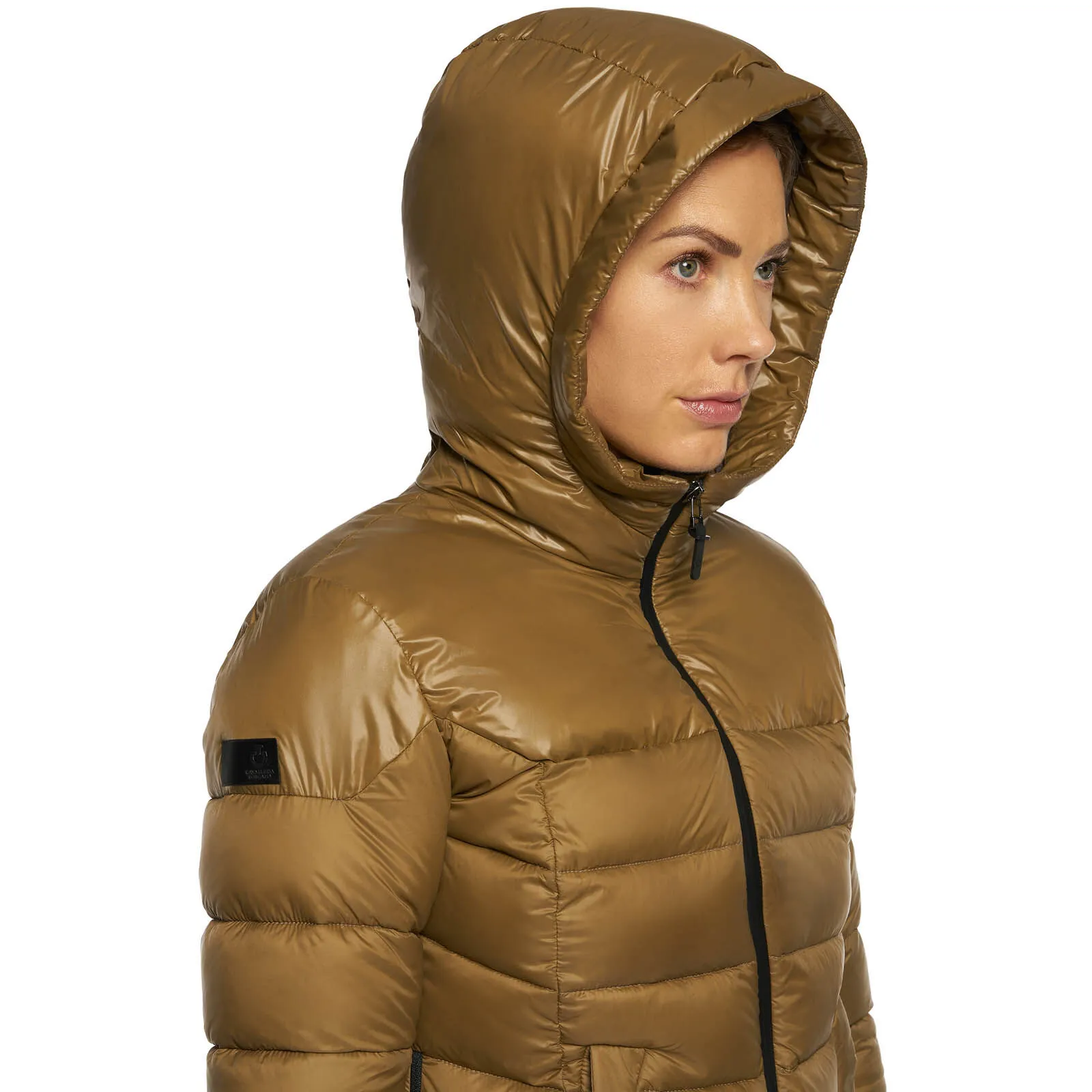 Cavalleria Toscana Women's Nylon Puffer with Hood