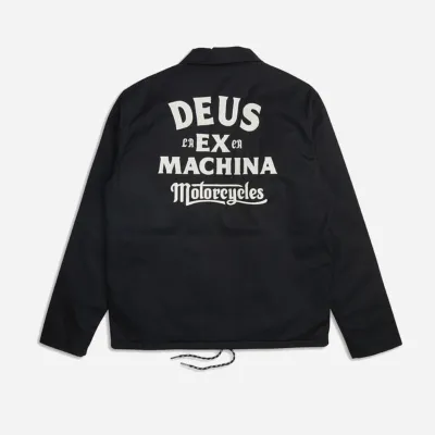 DEUS EX MACHINA - BREEZE COACH JACKET - BLACK