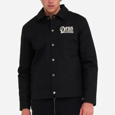 DEUS EX MACHINA - BREEZE COACH JACKET - BLACK