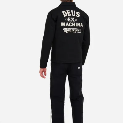 DEUS EX MACHINA - BREEZE COACH JACKET - BLACK