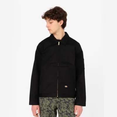 DICKIES  - UNLINED EISENHOWER JACKET REC - BLACK