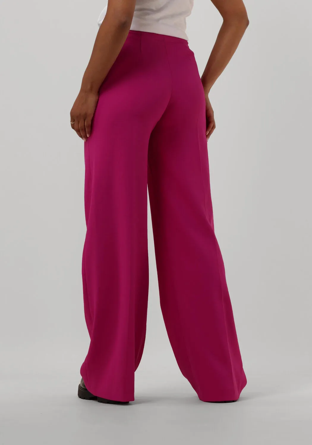 drykorn pantalon large before en violet