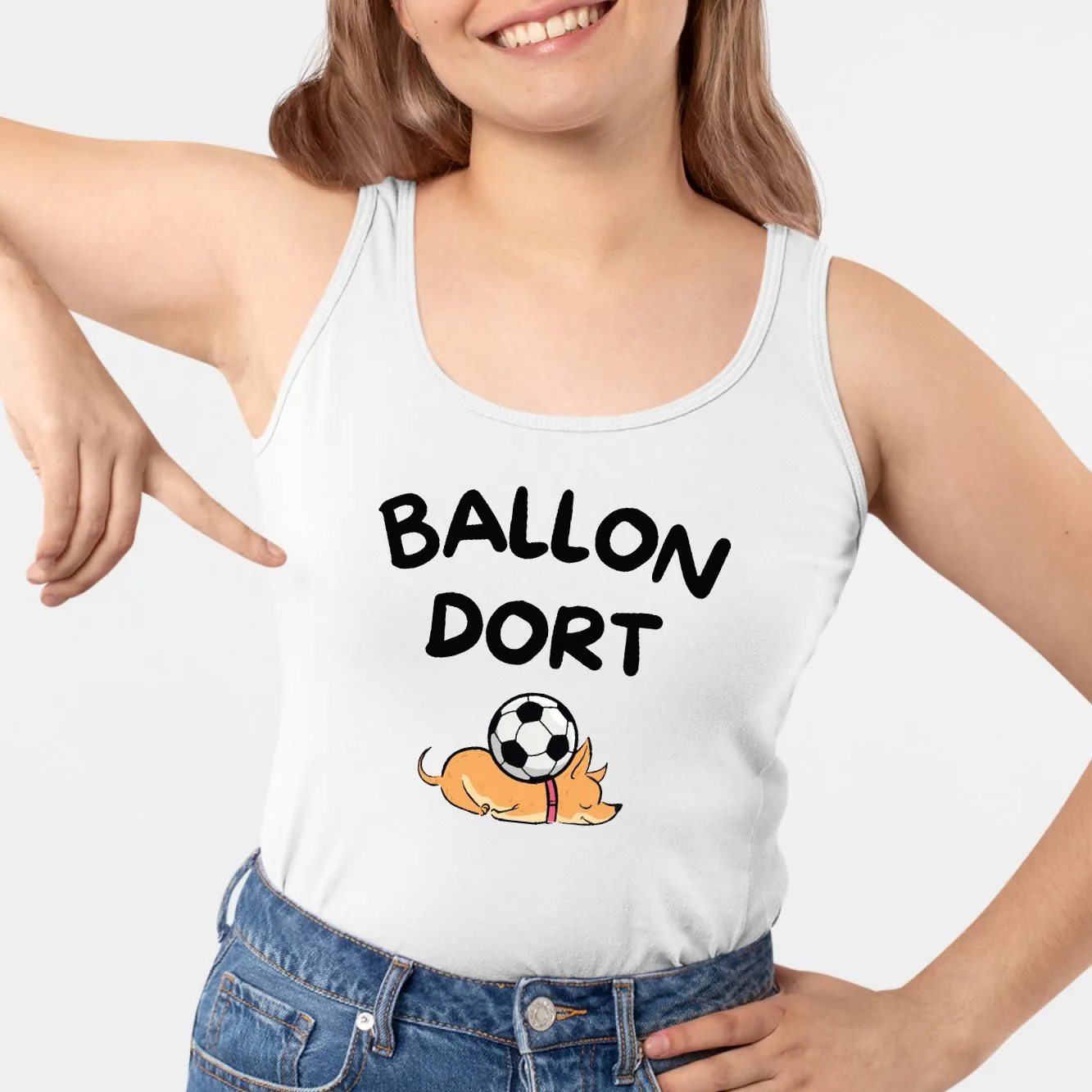 Débardeur Femme Ballon dort