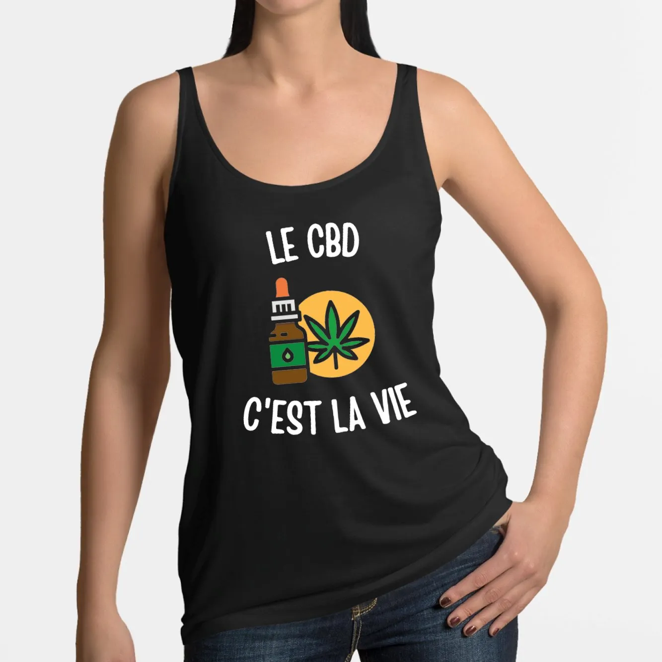 Débardeur Femme Le CBD c'est la vie